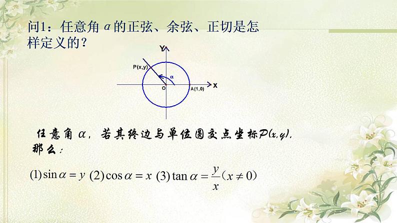 高中数学北师大版必修四 1.4.3 单位圆与诱导公式 课件(28张)第2页