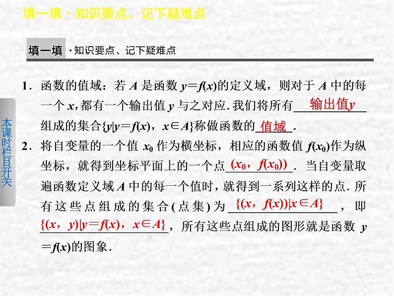 高中数学苏教版必修一 函数的概念和图象(二)课件(21张)02