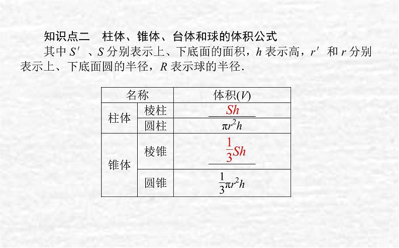 高中数学第11章立体几何初步11.1空间几何体11.1.6祖暅原理与几何体的体积课件新人教B版必修第四册04