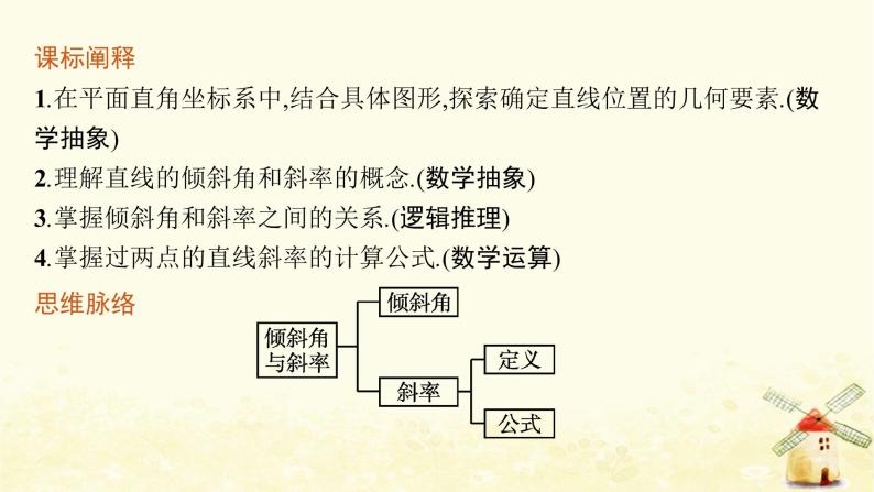 高中数学第二章直线和圆的方程2.1.1倾斜角与斜率课件新人教A版选择性必修第一册03