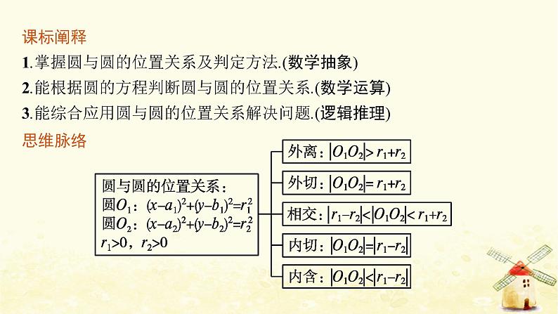 高中数学第二章直线和圆的方程2.5.2圆与圆的位置关系课件新人教A版选择性必修第一册第3页