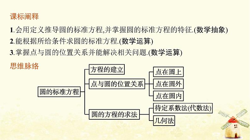 高中数学第二章直线和圆的方程2.4.1圆的标准方程课件新人教A版选择性必修第一册第3页