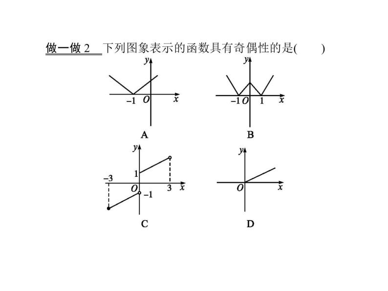 高中数学第一章集合与函数概念1.3.2奇偶性课件3新人教A版必修106