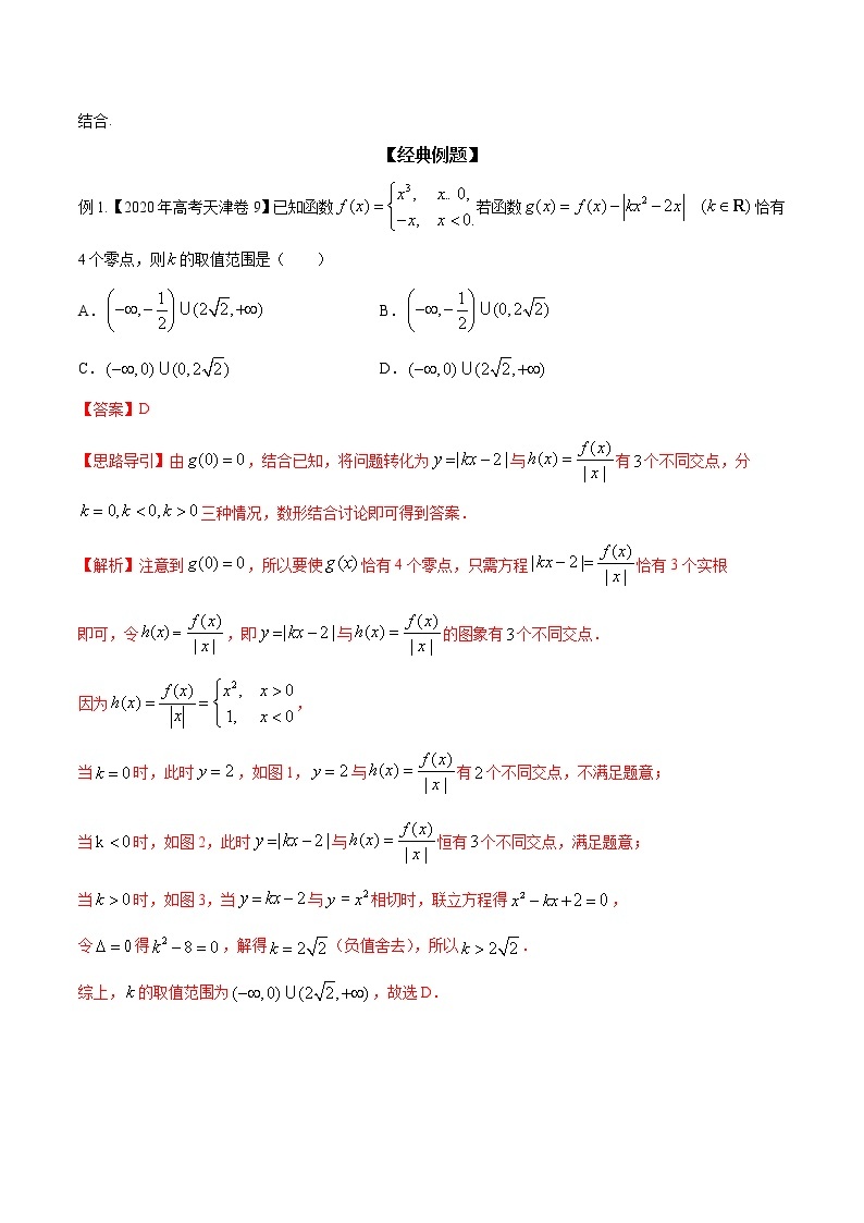 专题07 分段函数为载体的种种问题（解析版）学案02