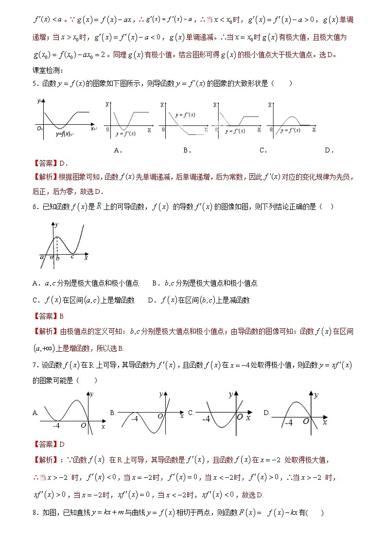 一轮复习专题3.2 导数的应用(解析版)教案第3页