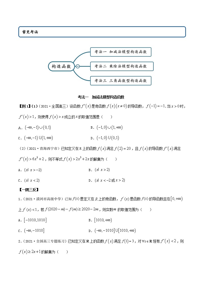 4.5 构造函数常见的方法(精讲)(原卷版)第2页