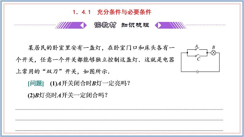 人教A版(2019)数学必修 第一册1.4.1 充分条件与必要条件 PPT课件04