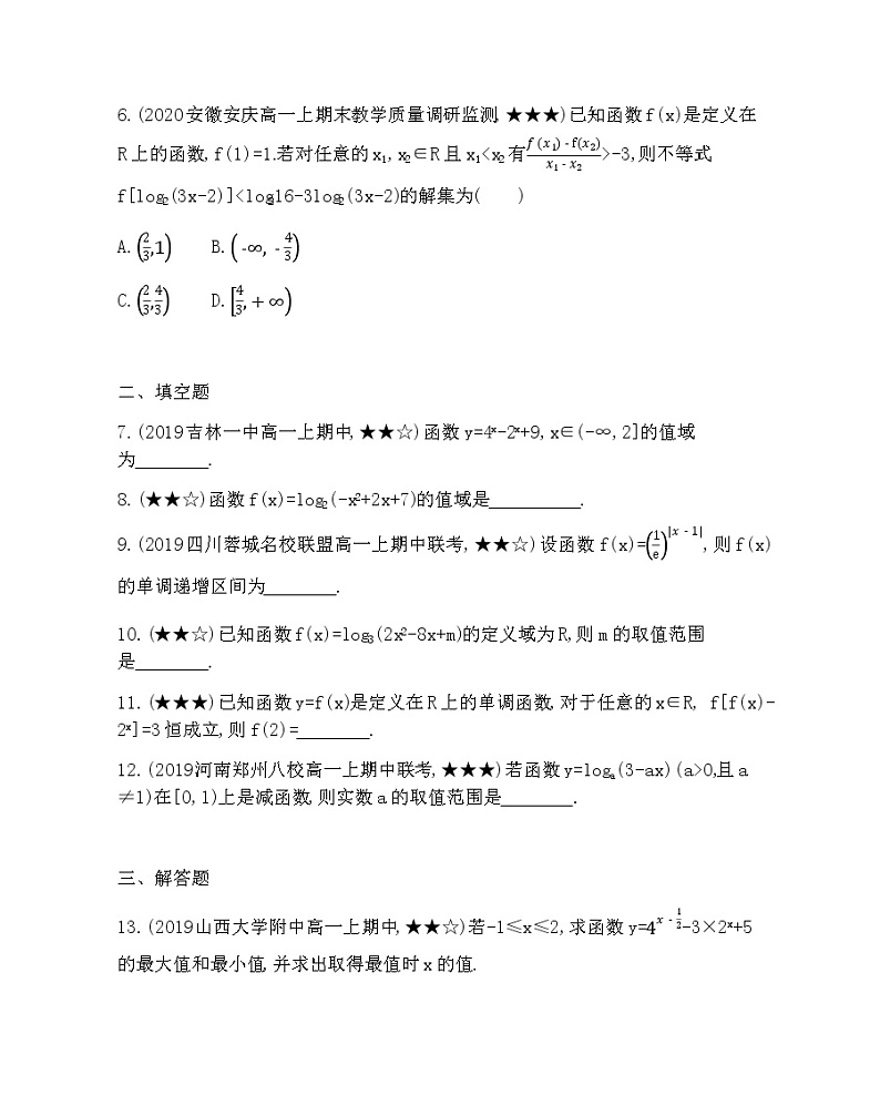 专题强化练4 复合函数问题的解法第2页