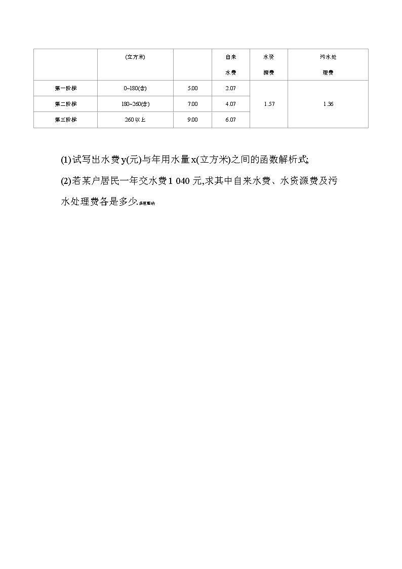 专题强化练3 分段函数有关问题的解法探究03