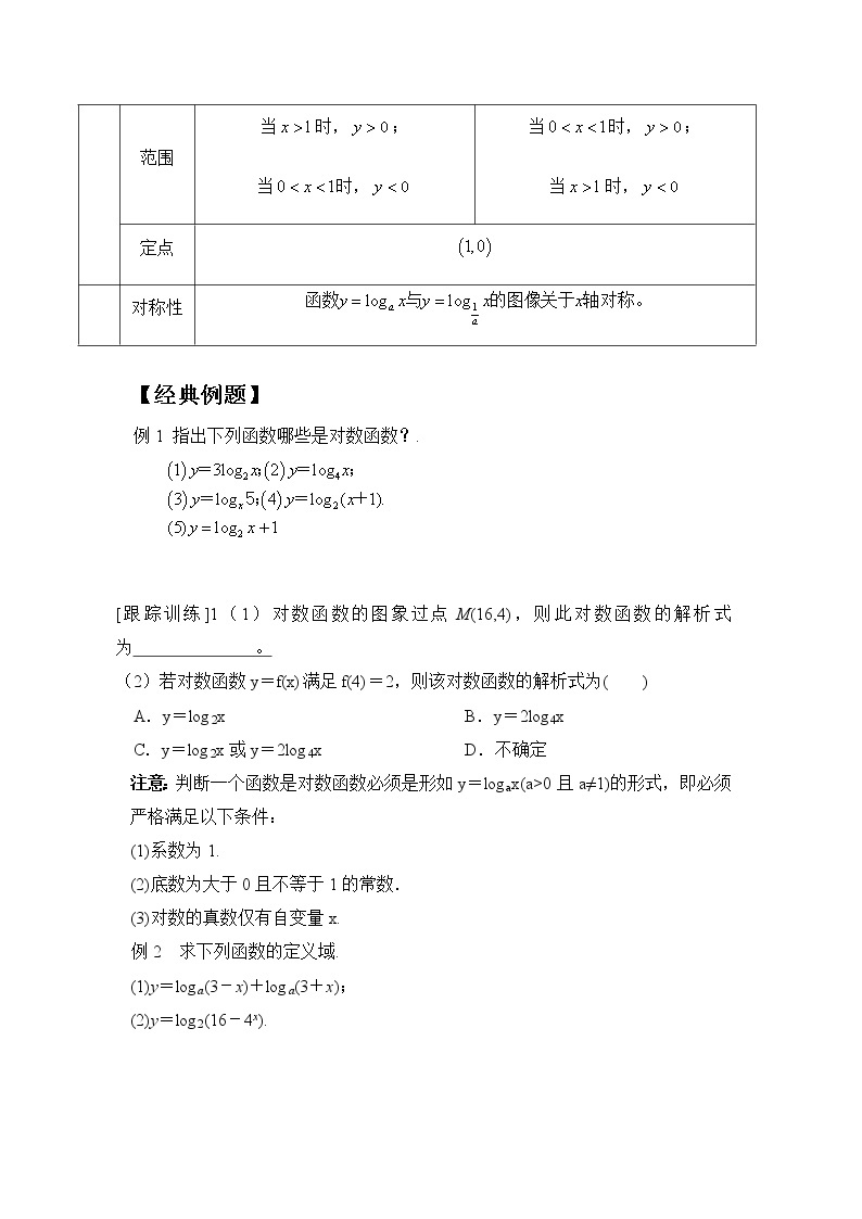 4.4对数函数第一课时学案02