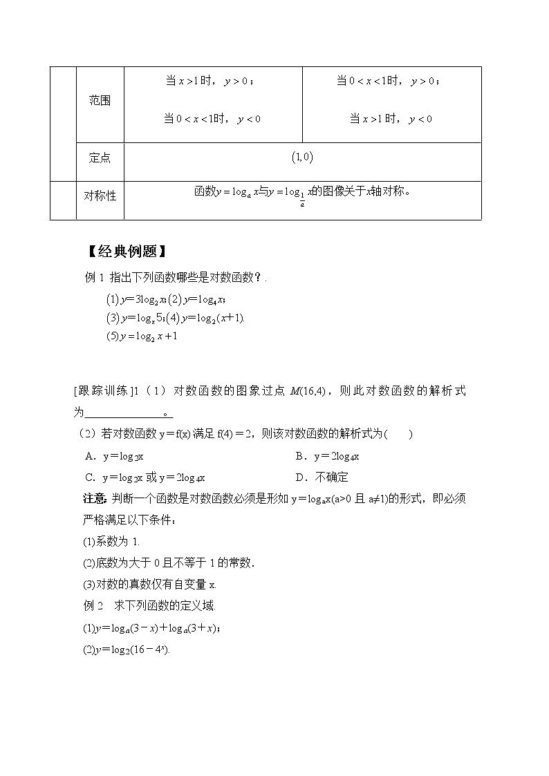 4.4对数函数第一课时学案02