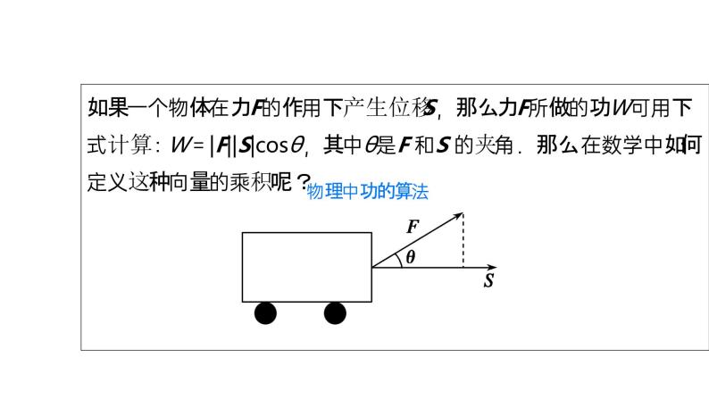 《平面向量数量积的物理背景及其含义》高一年级下册PPT课件04