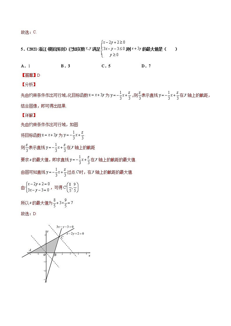 专题03 不等式(解析版)-备战2022年高考数学二轮复习专题之提分秘典第3页