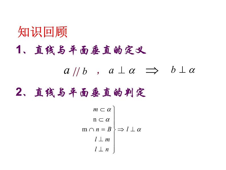2.3.3 直线与平面垂直性质课件PPT第2页