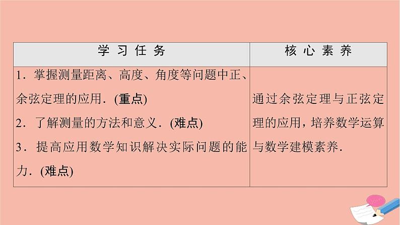 2021_2022学年新教材高中数学第2章平面向量及其应用§66.1第4课时余弦定理与正弦定理的应用课件北师大版必修第二册第2页