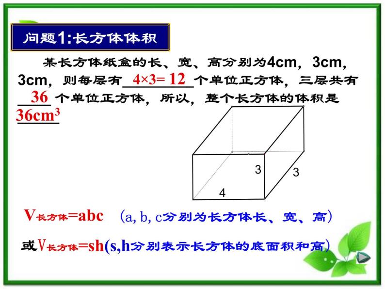 数学：15.5《空间几何体的体积》课件（2）（沪教版高中三年级第一学期）教案07