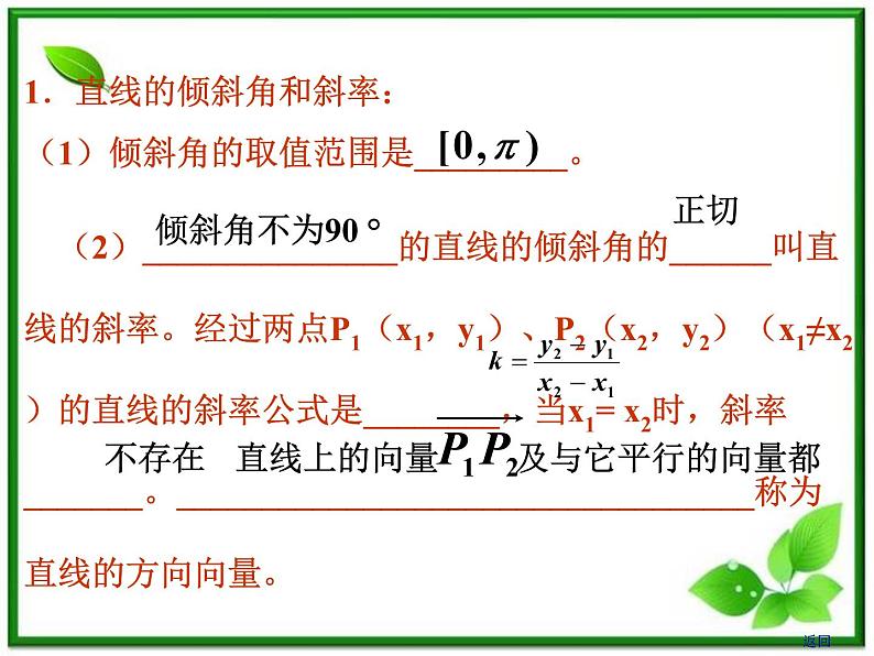 高中数学 7.2《直线的方程》课件(湘教版必修3)第3页