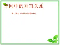 数学：14.4《平面与平面垂直》课件（沪教版高中三年级第一学期）