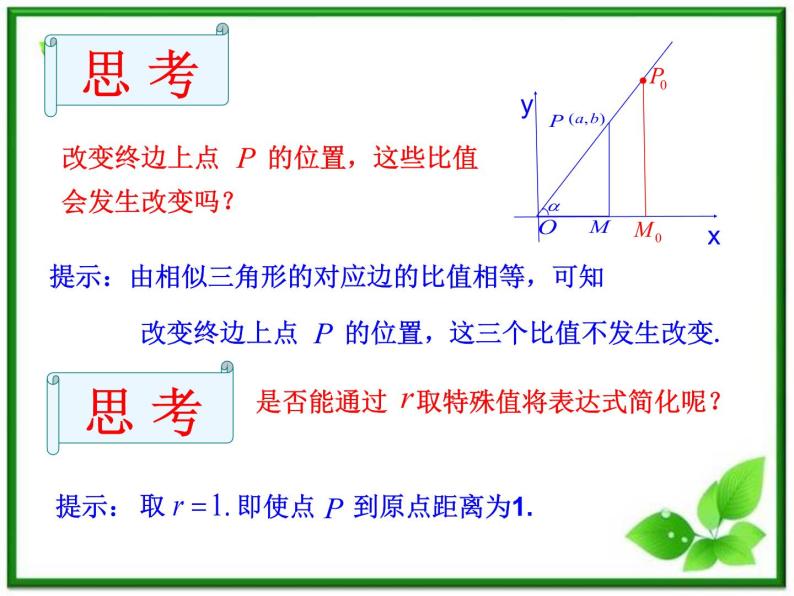 2013高中新课程数学（苏教版必修四）1.2.1任意角的三角函数2 课件03