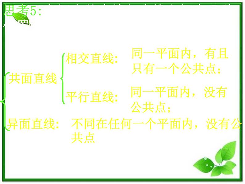《空间中直线与直线之间的位置关系》课件1(19张PPT)(北师大版必修2)第8页