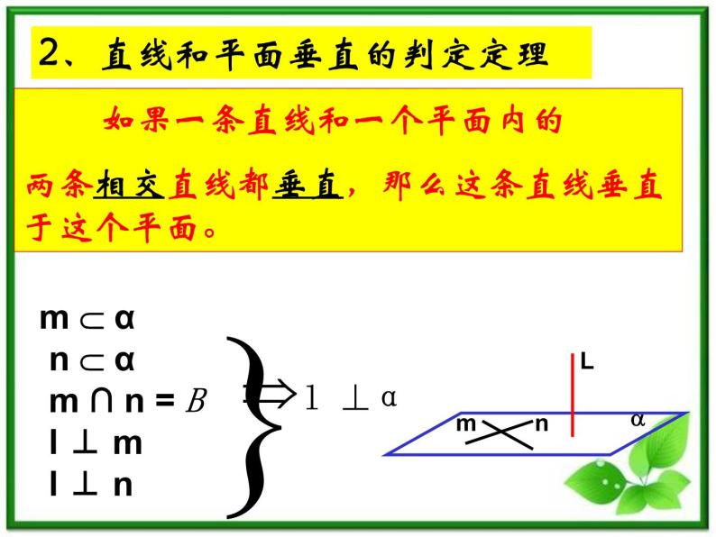 《空间中的垂直关系》课件2（18张PPT）（人教B版必修2）06