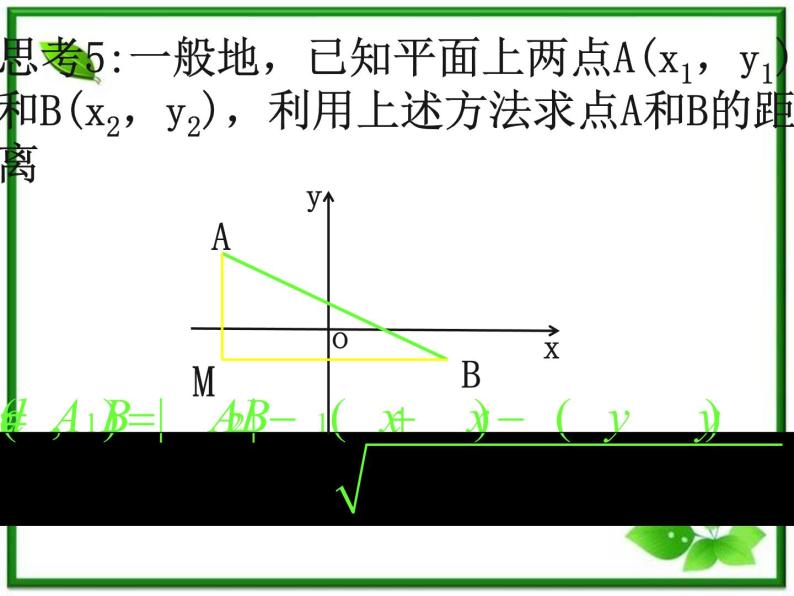 《平面直角坐标系中的基本公式》课件3（17张PPT）（人教B版必修2）07