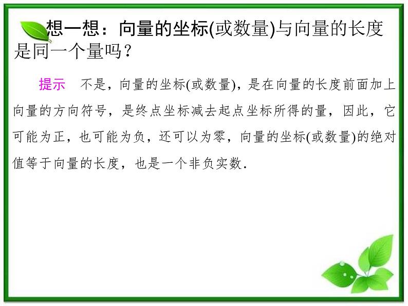 2013-2014学年高一数学试题:2.1.1《数轴上的基本公式》课件(新人教B版必修2)第6页