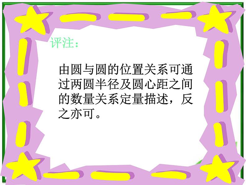 《圆与圆的位置关系》课件5(26张PPT)(人教B版必修2)教案第8页