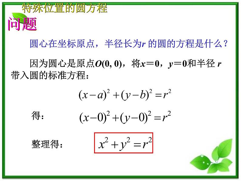 《圆的标准方程》课件2(18张PPT)(人教B版必修2)教案第7页