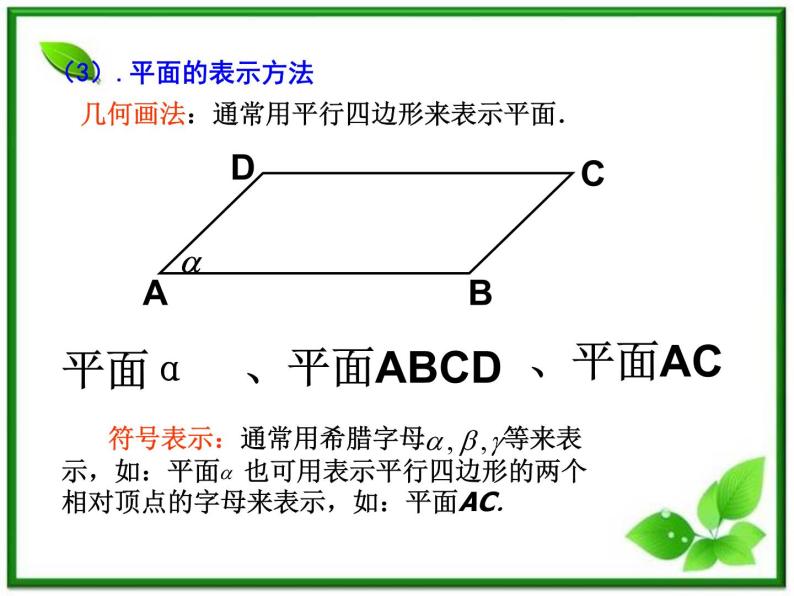 《平面的基本性质及推论》课件5（37张PPT）（人教B版必修2）学案03