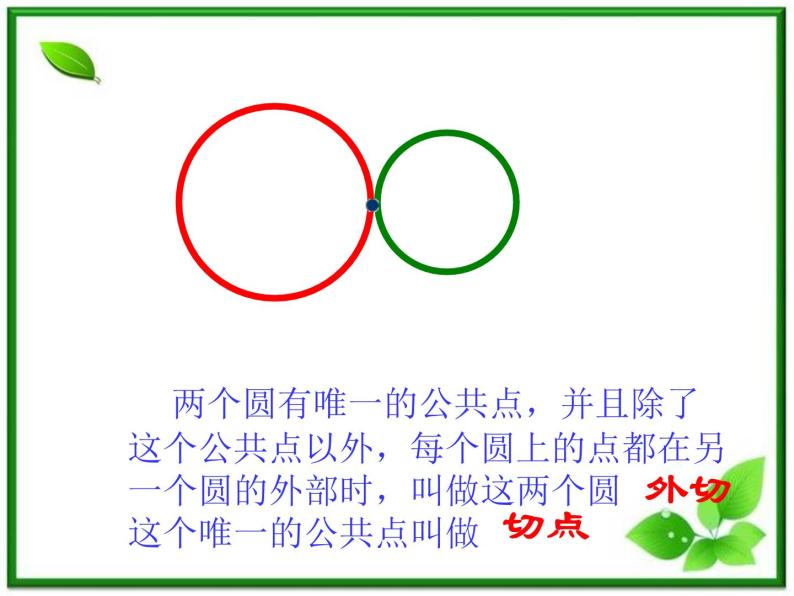 《圆和圆的位置关系》课件1（25张PPT）（北师大版必修2）学案03