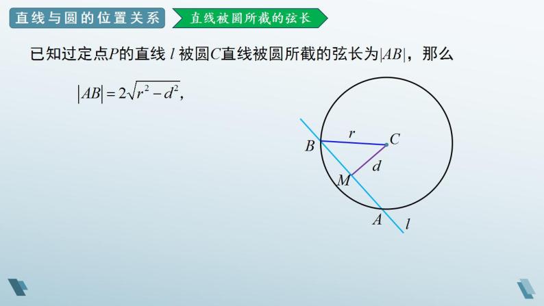 2.6.1 直线与圆的位置关系（第二课时）课件07