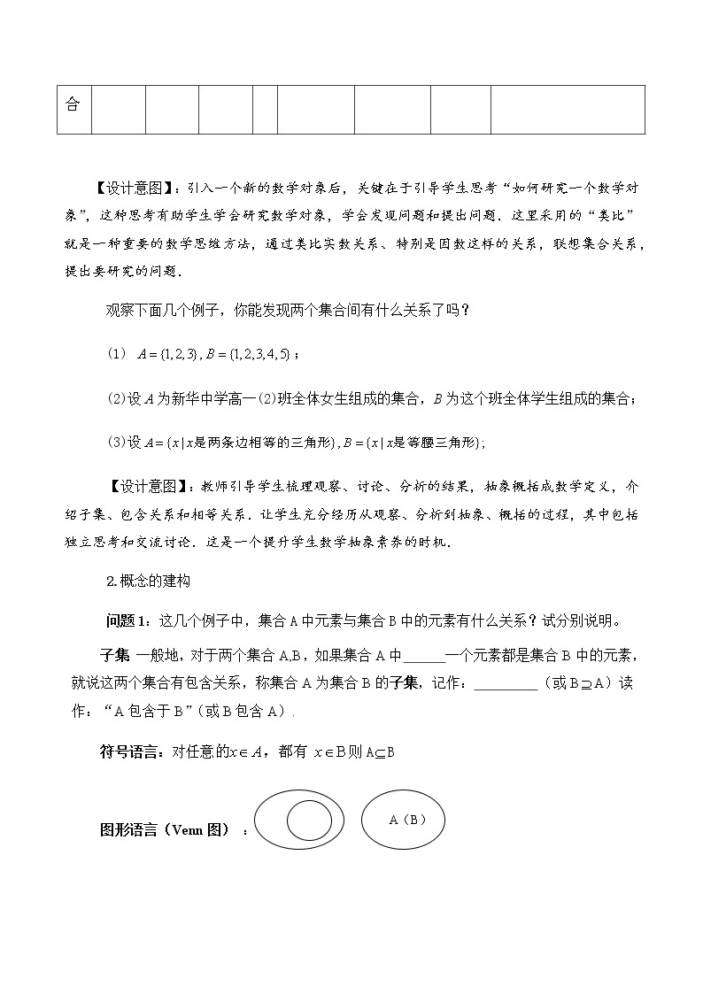 1.2集合间的基本关系教学设计02