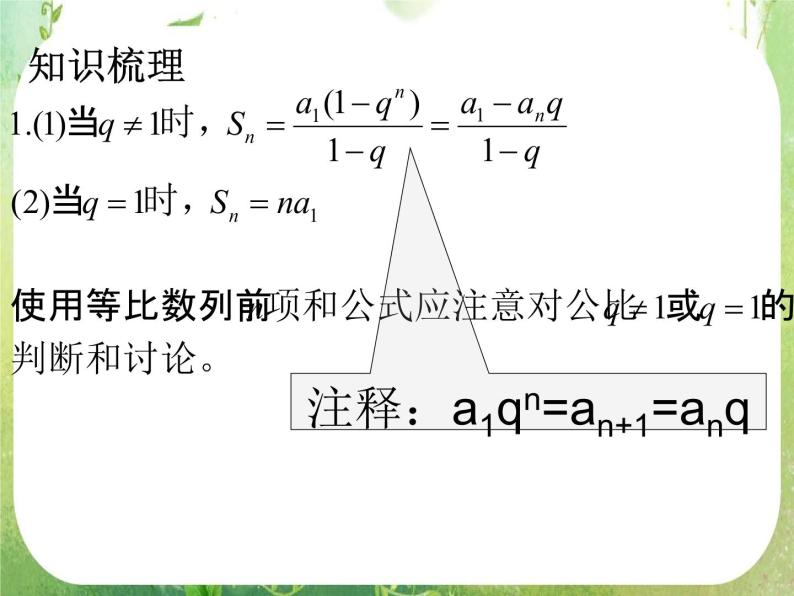 广东省佛山市顺德区罗定邦中学高中数学必修五《2.5等比数列前n项和及性质》课件05