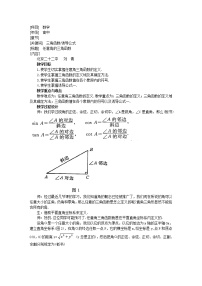 高中1.2 任意的三角函數(shù)教學(xué)設(shè)計(jì)及反思