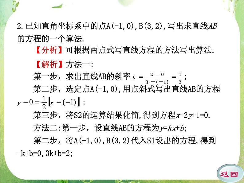数学:1.1《算法的概念》课件(新人教A版必修)08