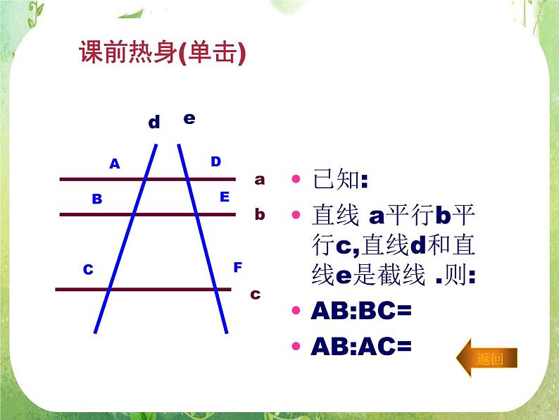 《平行线分线段成比例》课件6(8张PPT)第3页