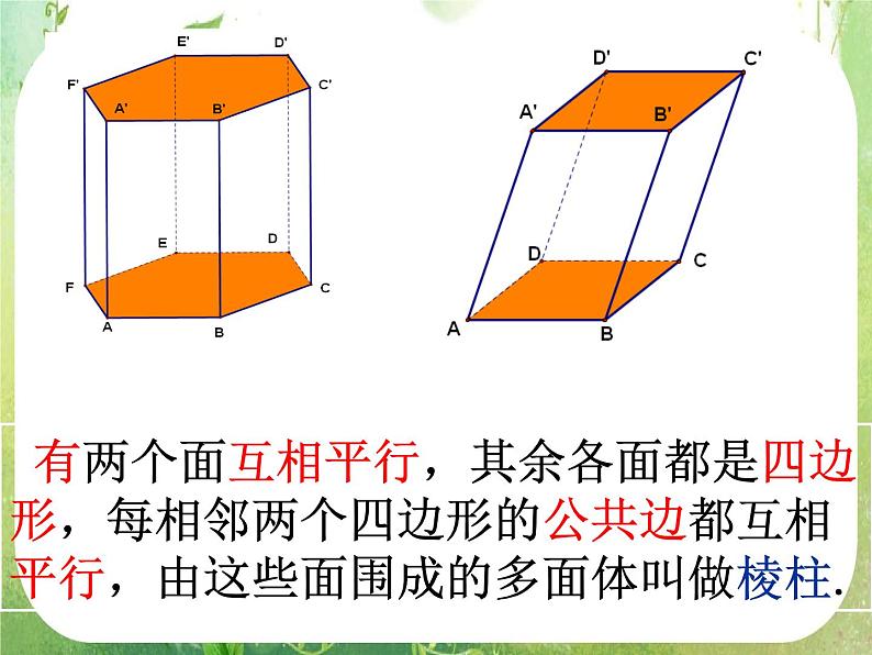 数学:1.1-1《空间几何体及棱柱、棱锥的结构特征》课件(新人教A版必修2)第8页