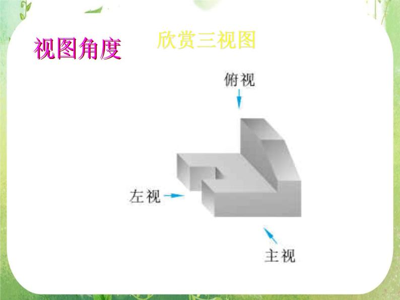 高一数学必修2人教版精品课件：1.2.1《空间几何体的三视图》课件105