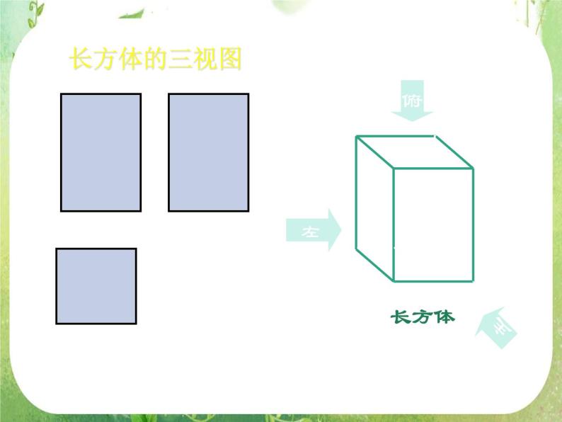 高一数学必修2人教版精品课件：1.2.1《空间几何体的三视图》课件108