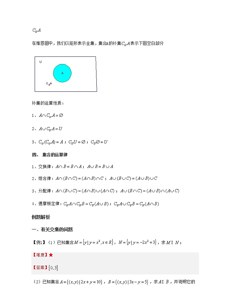 专题02 集合初步(2)集合的运算 解析版第3页