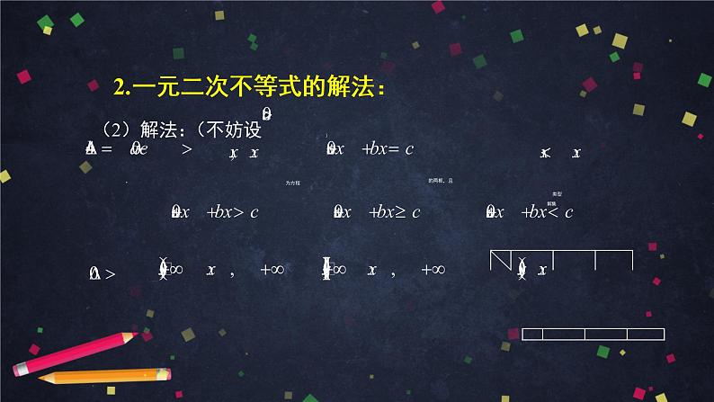 28.高一【数学(人教B版)】一元二次不等式的解法课件PPT05