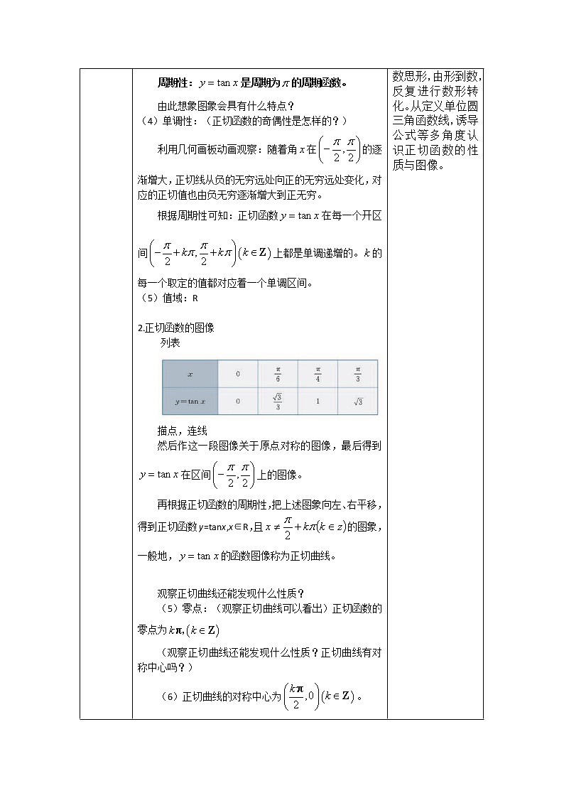 14高一数学(人教B版)-正切函数的性质与图像-1教案02