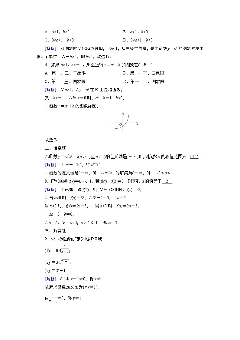 人教A版数学必修1 2.1.2 指数函数及其性质 第1课时 PPT课件+练习02