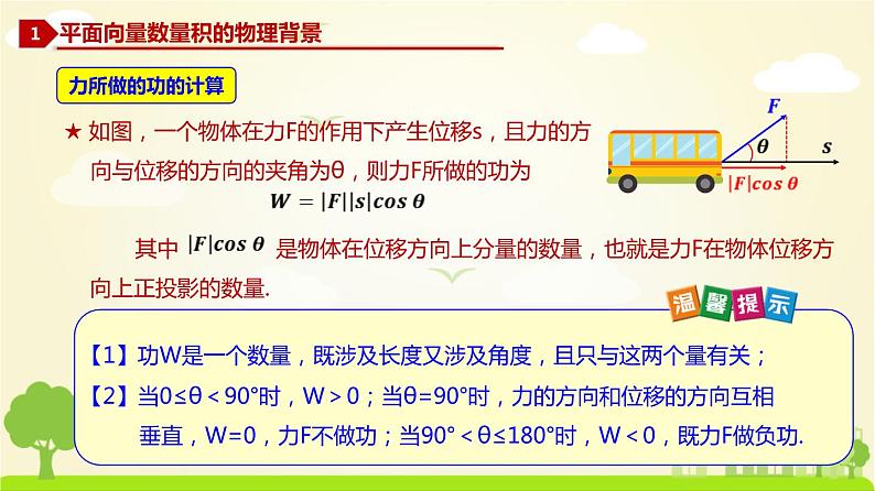 人教A版2019必修第二册 6.2.3 向量的数量积 PPT课件第2页