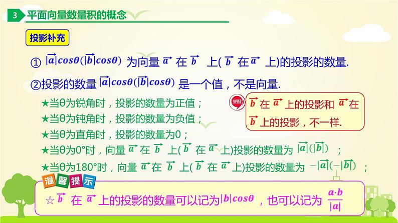 人教A版2019必修第二册 6.2.3 向量的数量积 PPT课件第8页