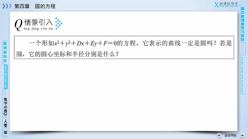 人教A版数学必修2 4.1.2 圆的一般方程 PPT课件+练习06