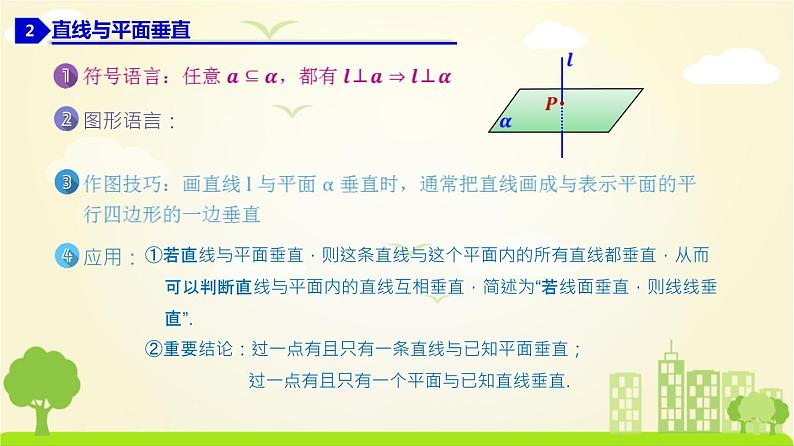 人教A版2019必修第二册 8.6.1-8.6.2 直线与直线垂直、直线与平面垂直 PPT课件第8页