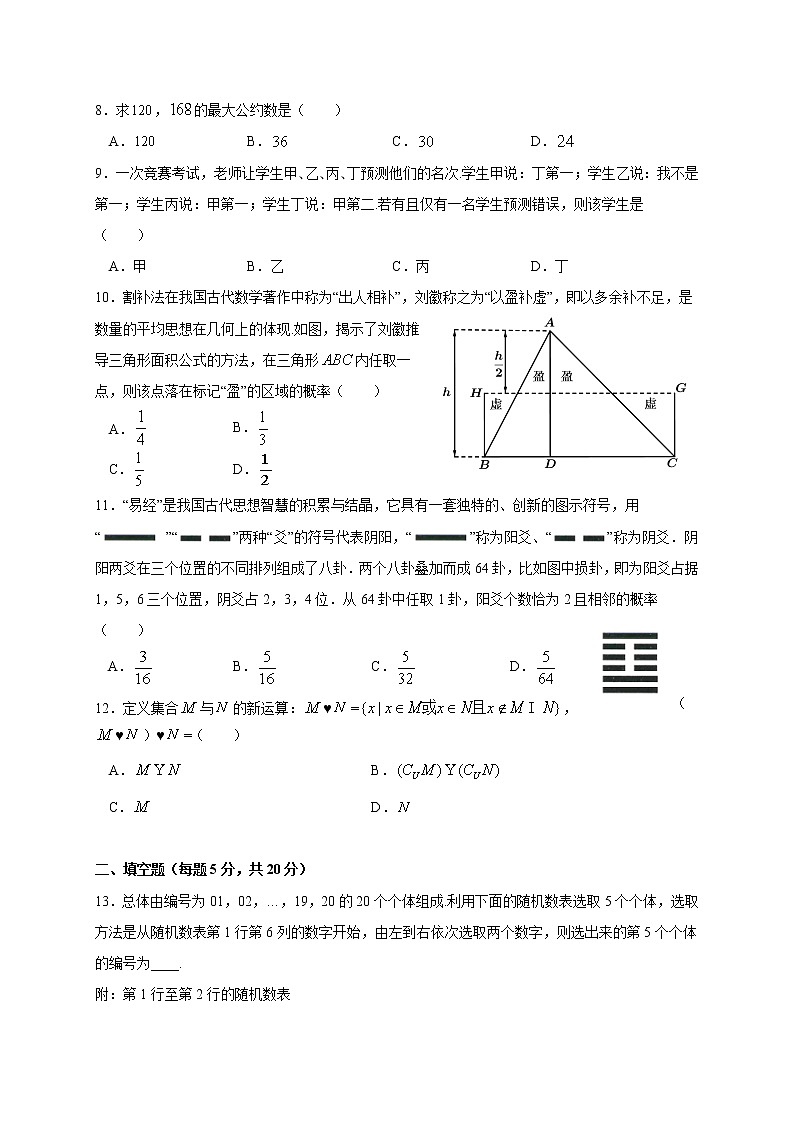 黑龙江省哈尔滨第六中学2020-2021学年高二下学期期中考试数学(文)试题(含答案)第2页