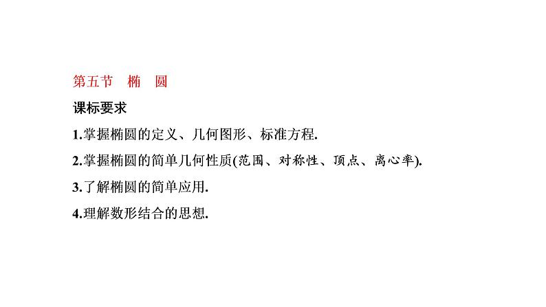 第八章 第五节第一课时 椭圆及其性质课件PPT01